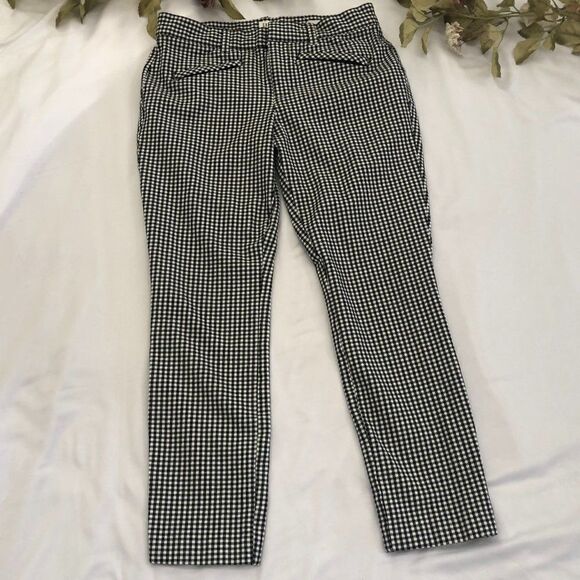 Gap Checkered Capri Pants Size 4 Skinny Ankle - Picture 2 of 4